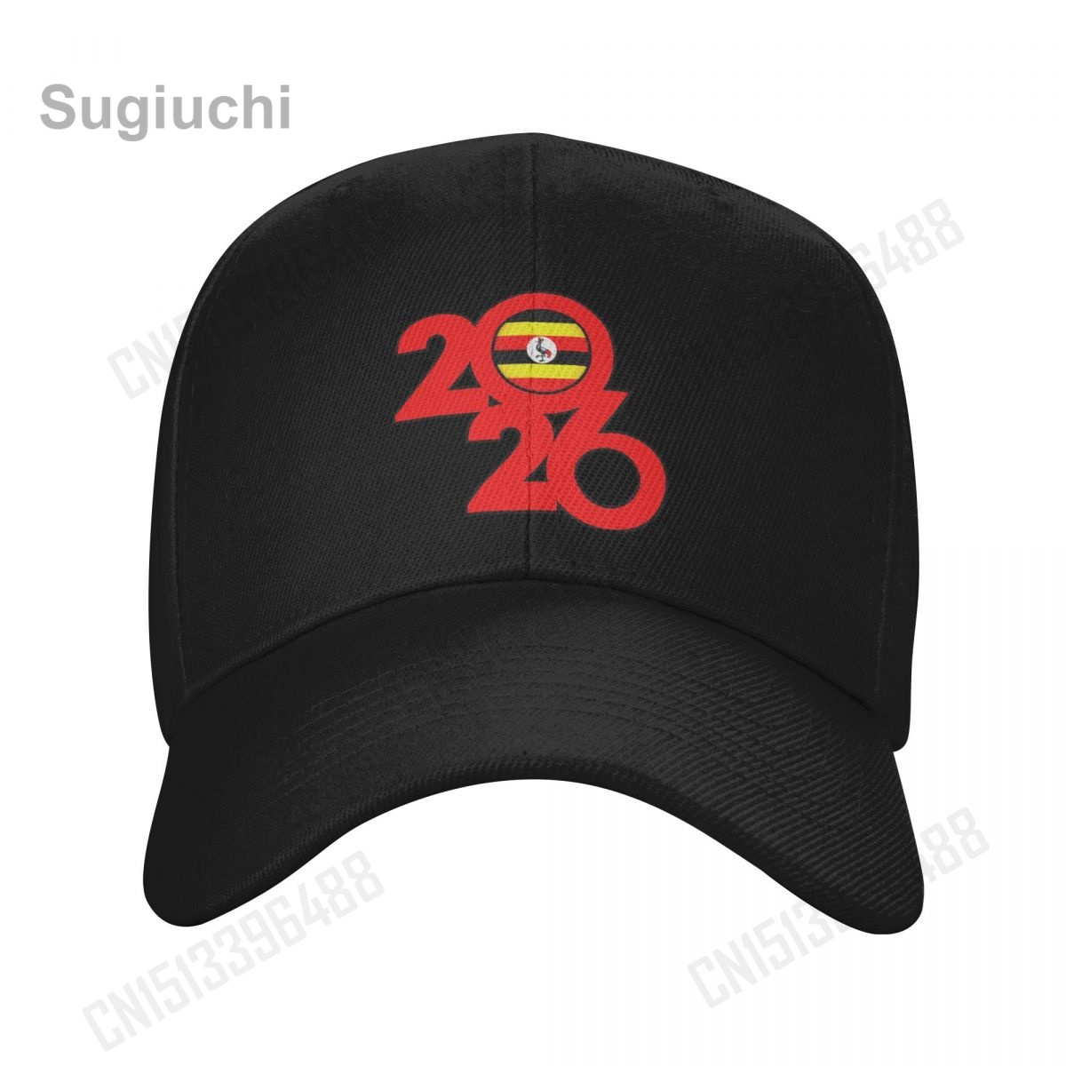 Men Fashion Uganda - Uganda Flag With 2026 Baseball Cap