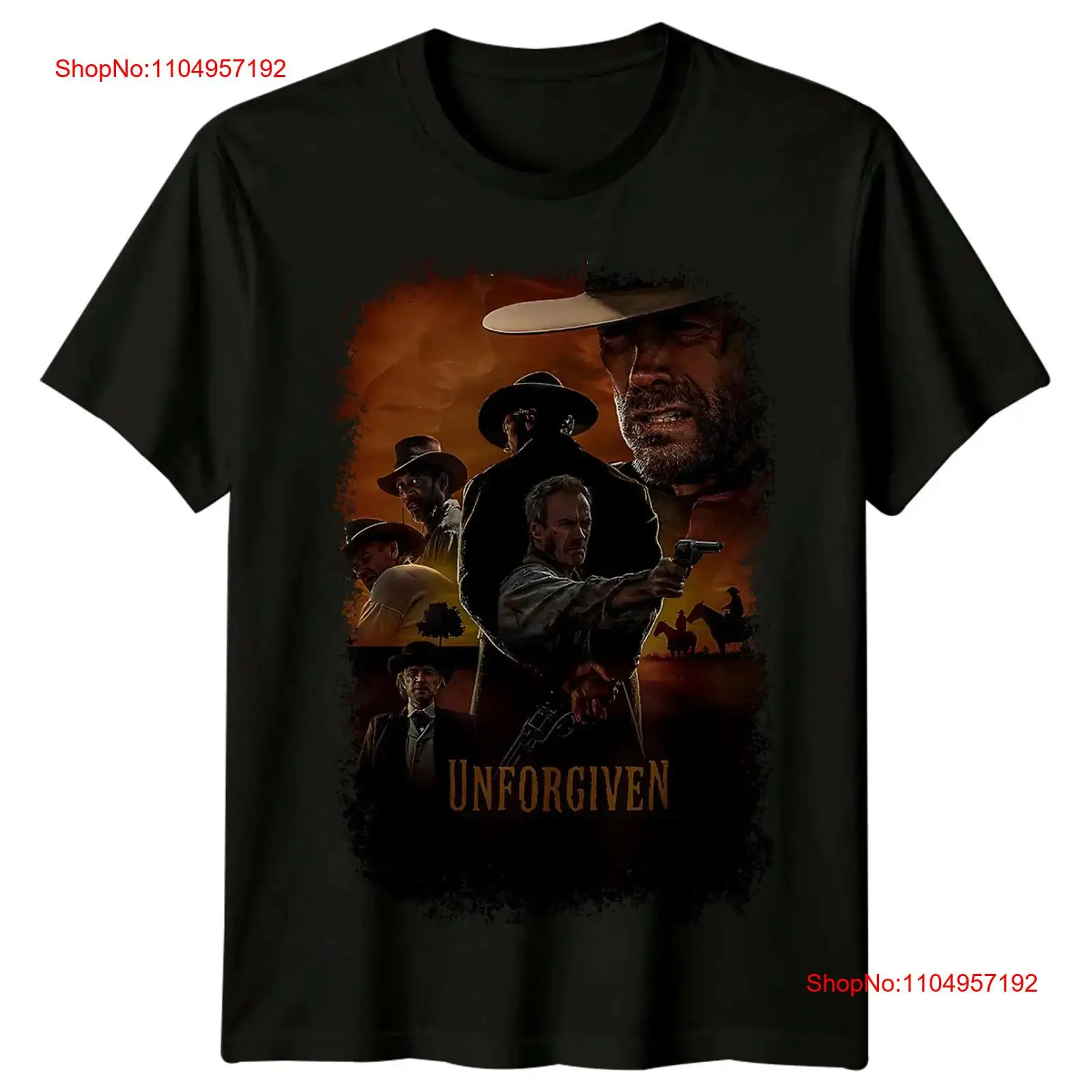 Poster Men Fashion - Unforgiven 1992 Movie Poster Inspired T