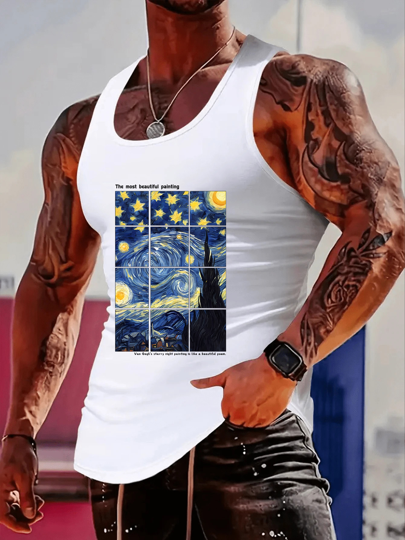Men'S Fashion Color - Fashionable trend muscular man, simple and