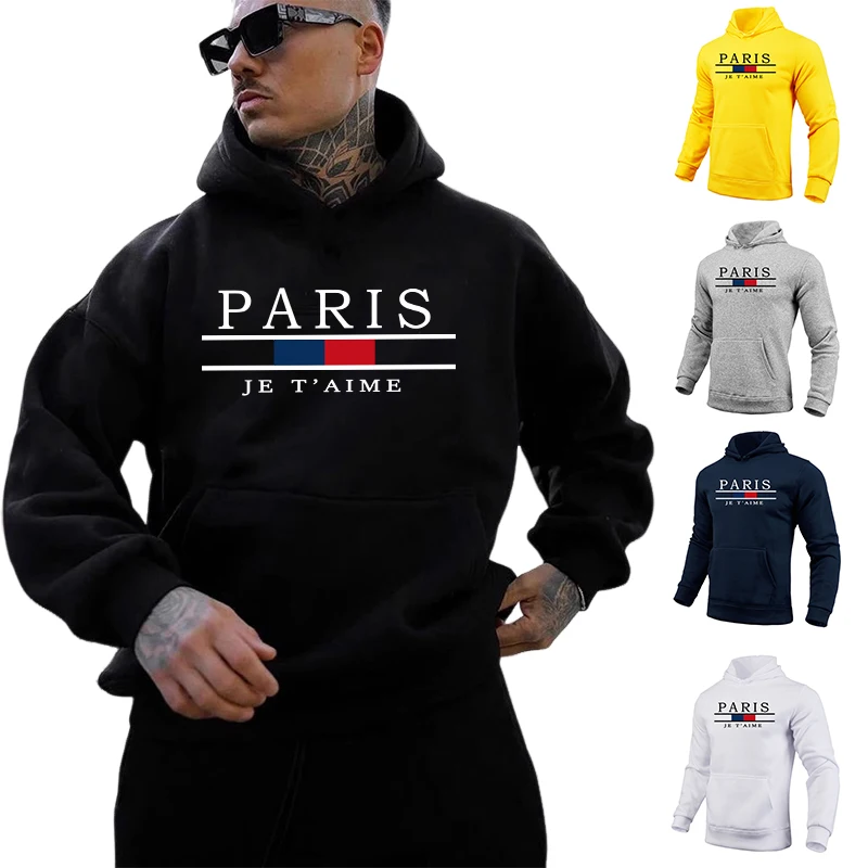 Men'S Fashion Paris 2025 - Paris Fashion Hoodie for Men Urban