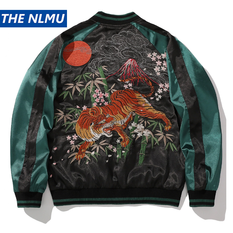Varsity Jacket Letterman - 2026 Spring Autumn Streetwear Japanese Sukajan