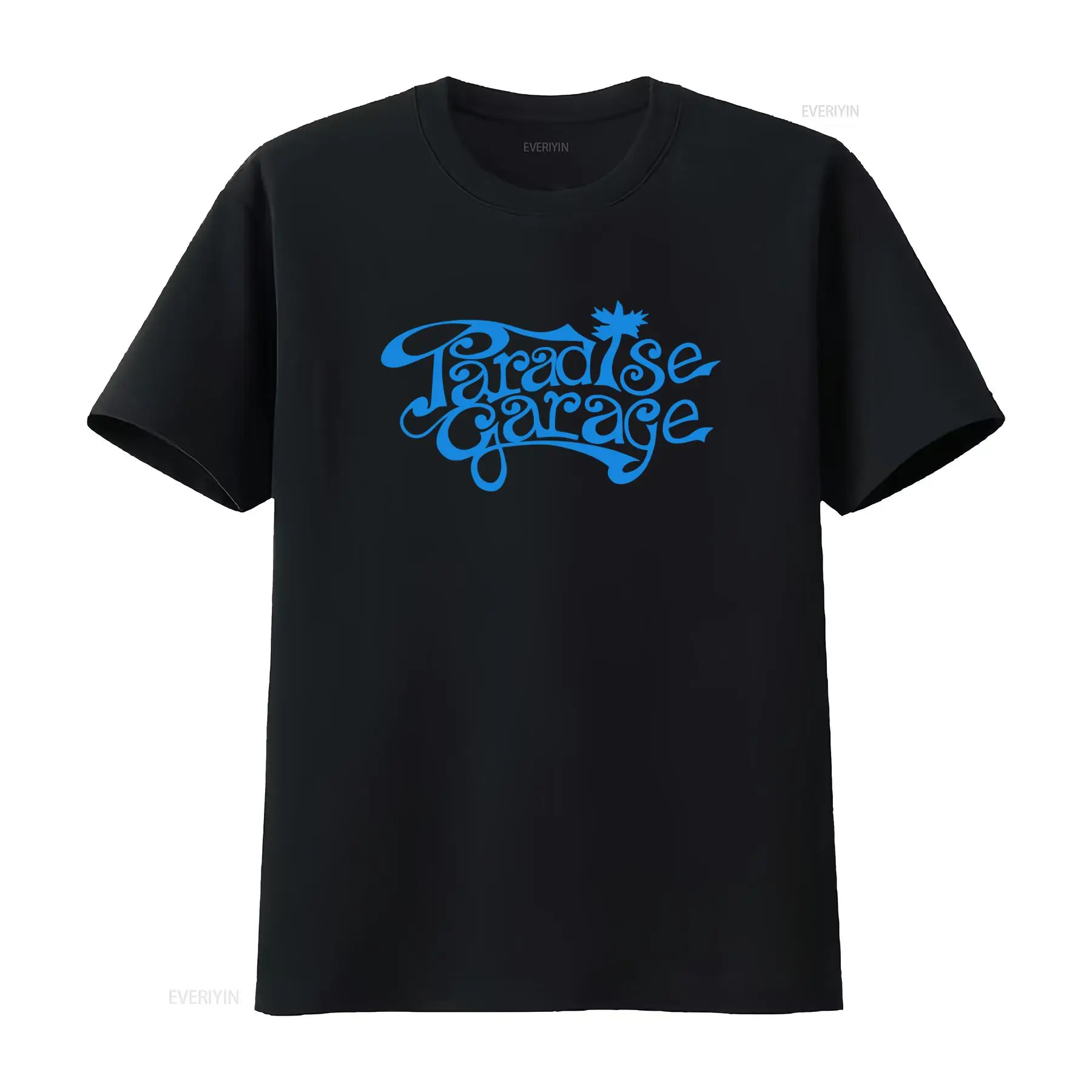 Men'S Fashion Garage - Paradise Garage Blue Print T Shirt
