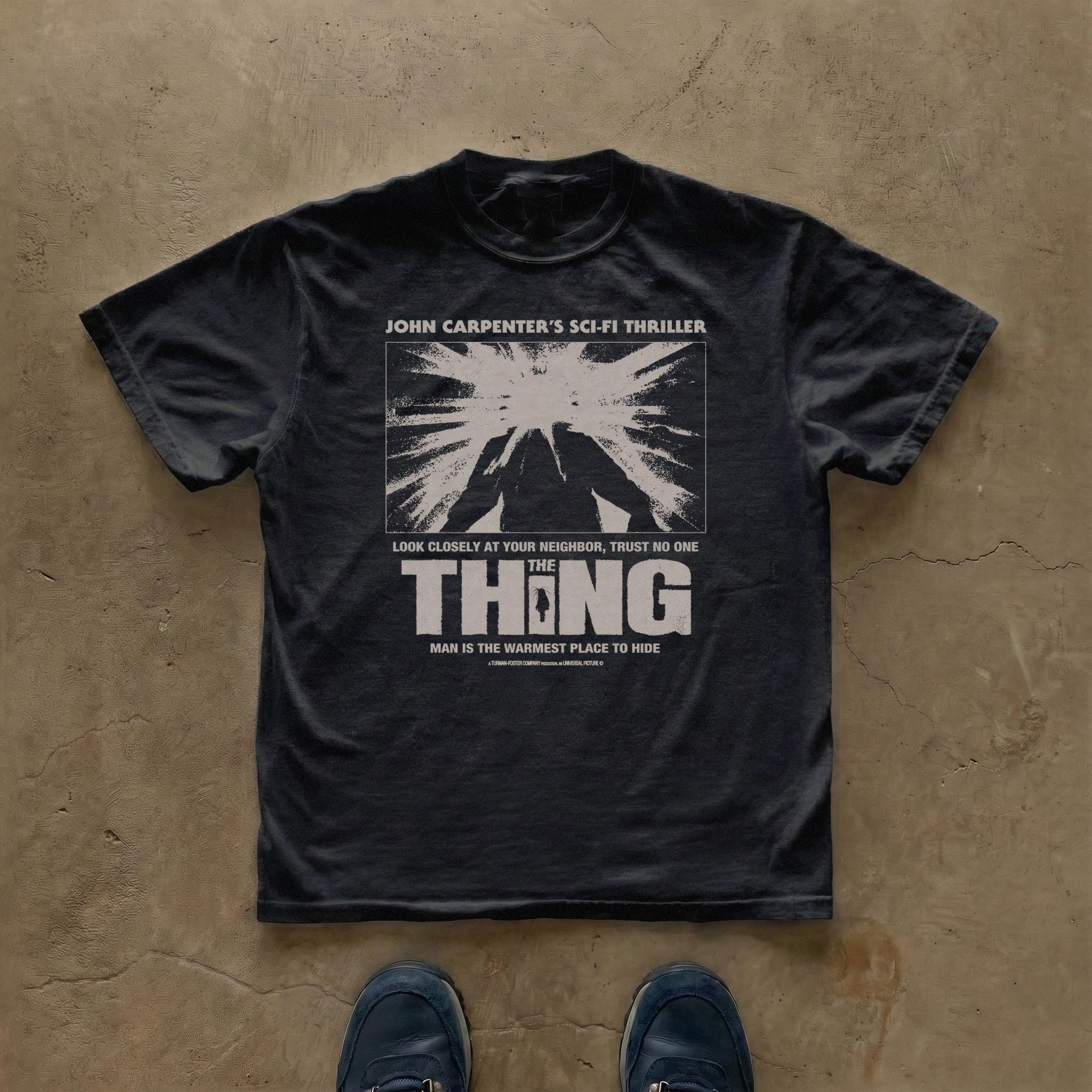 Poster Men Fashion - The Thing Movie Poster T-shirt John