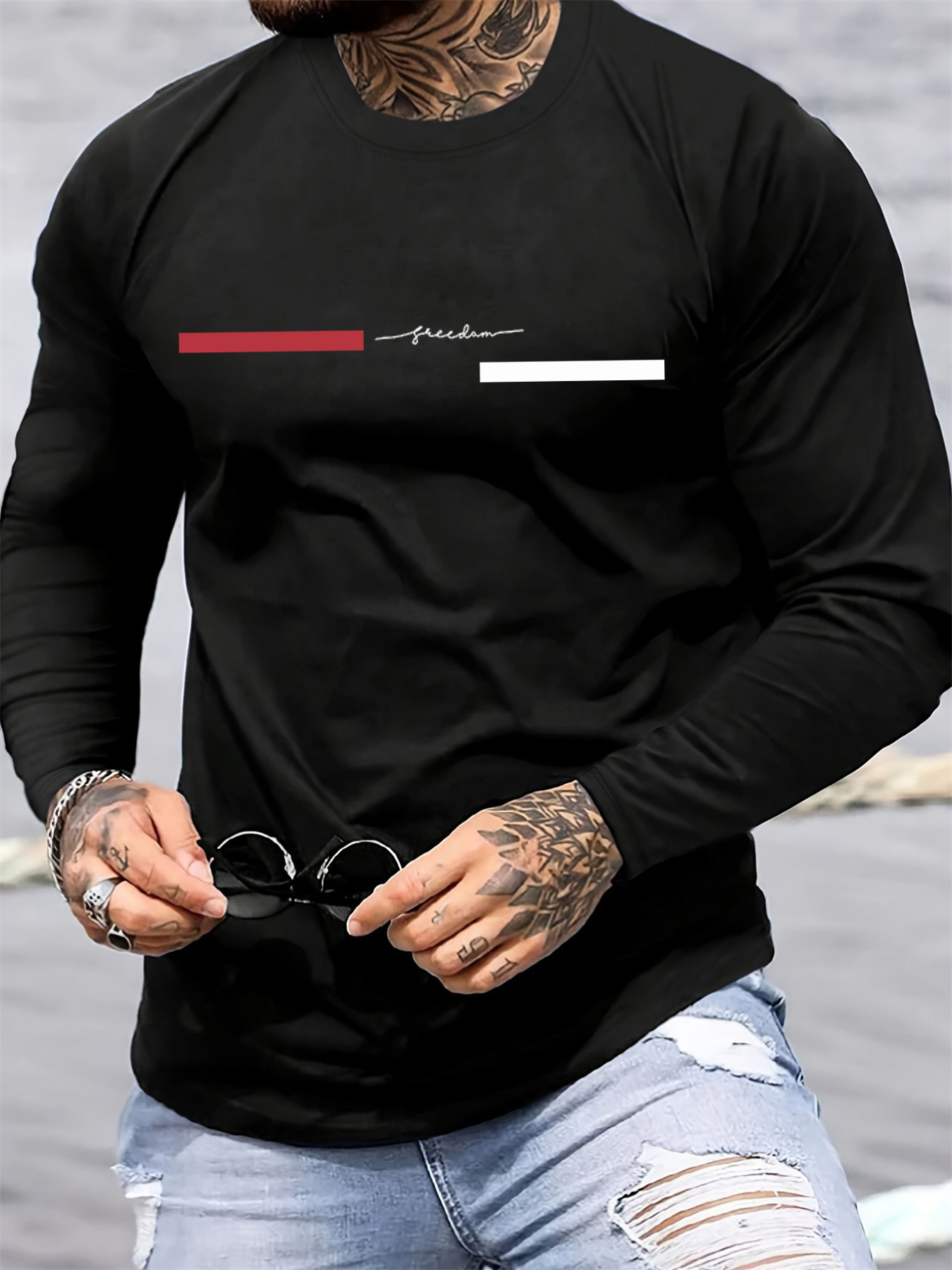 100% pure cotton men's long sl - đánh giá và giá Men'S Fashion Undershirt