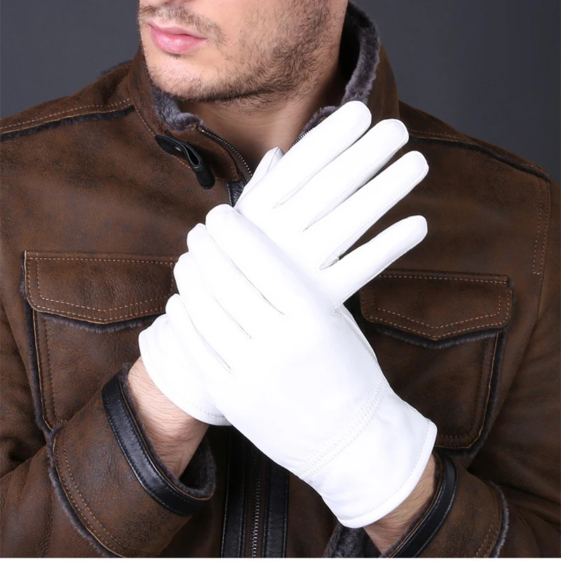 2025 Winter Genuine Leather Wh - đánh giá và giá Driving Gloves Leather