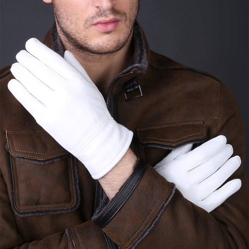 2025 Winter Genuine Leather Wh - đánh giá và giá Driving Gloves Leather