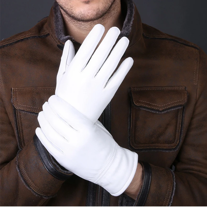 2025 Winter Genuine Leather Wh - đánh giá và giá Driving Gloves Leather