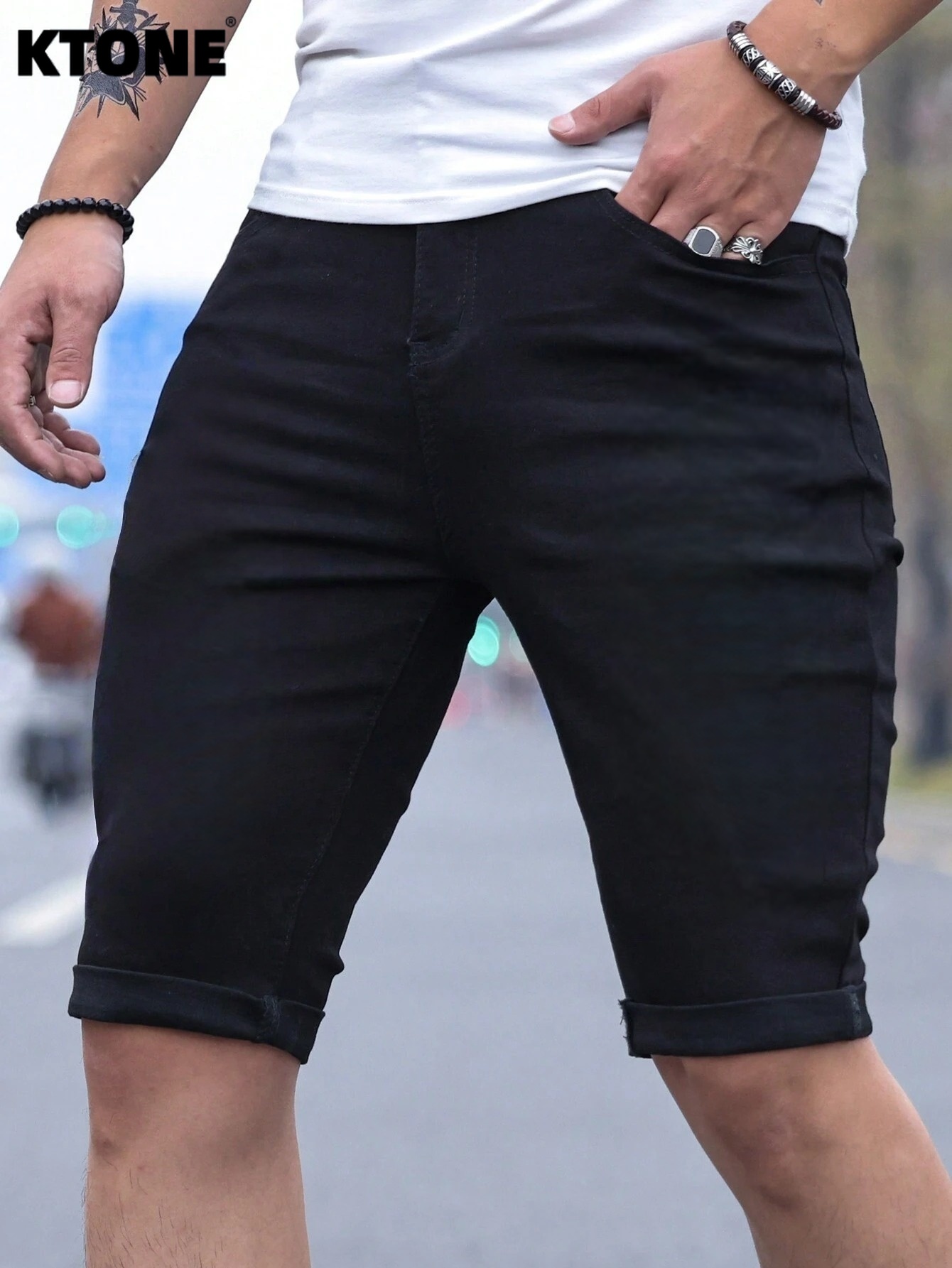 Men's jorts Slim Fit Black Str - đánh giá và giá Belt Mens Fashion