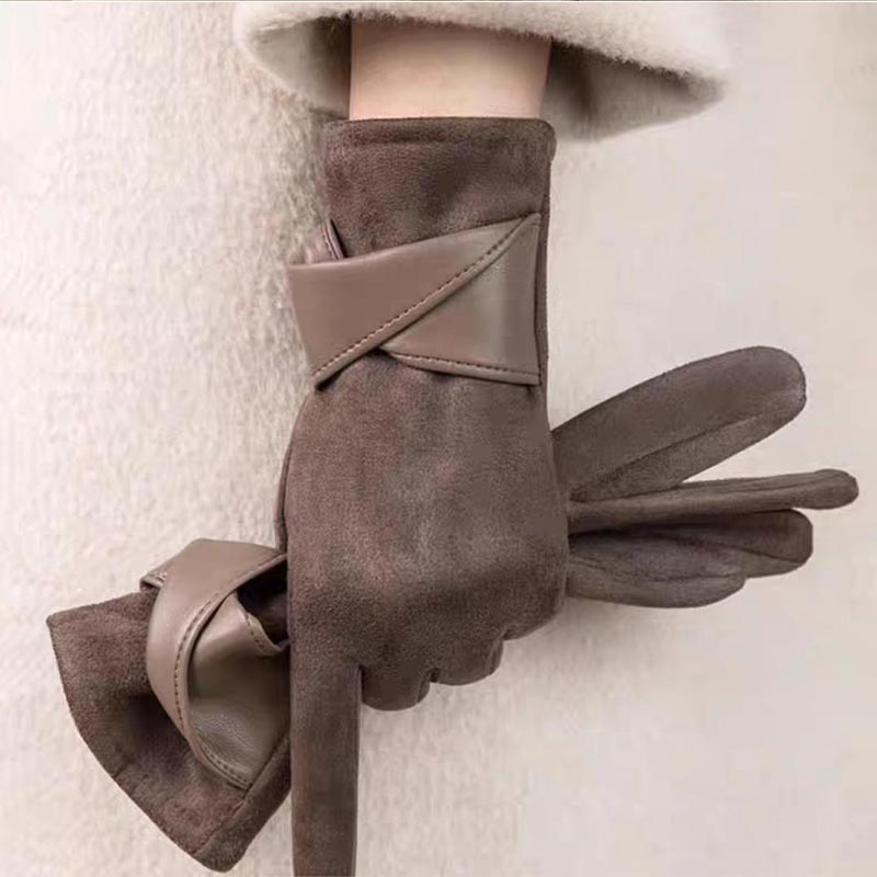 1 Pair Suede Gloves For Women  - đánh giá và giá Driving Gloves Leather