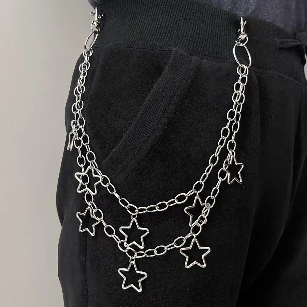 Punk Star Double Layer Waist C - đánh giá và giá Belt Mens Fashion