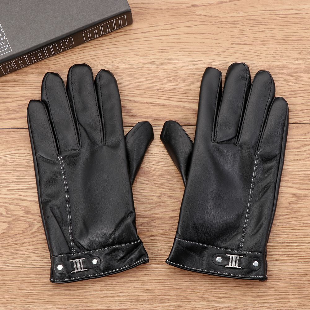 Men's Fleece Thermal Leather G - đánh giá và giá Driving Gloves Leather