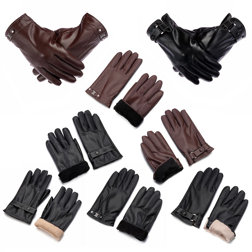 Men's Fleece Thermal Leather G - đánh giá và giá Driving Gloves Leather