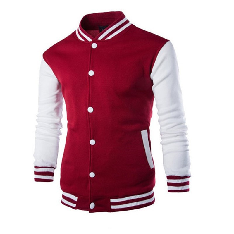 Hoodies Men Baseball Jacket Me - đánh giá và giá Varsity Jacket Letterman