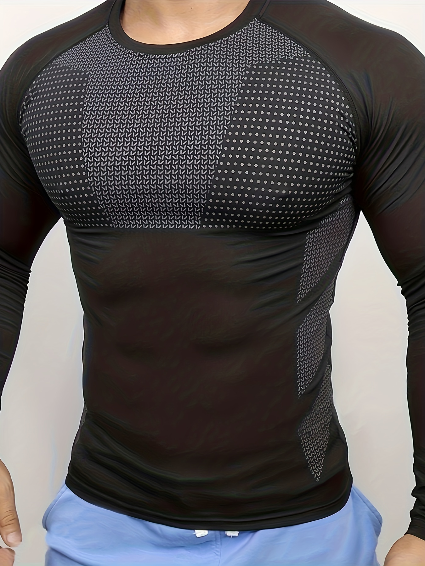 Men's autumn and winter thick  - đánh giá và giá Compression Shirt Workout