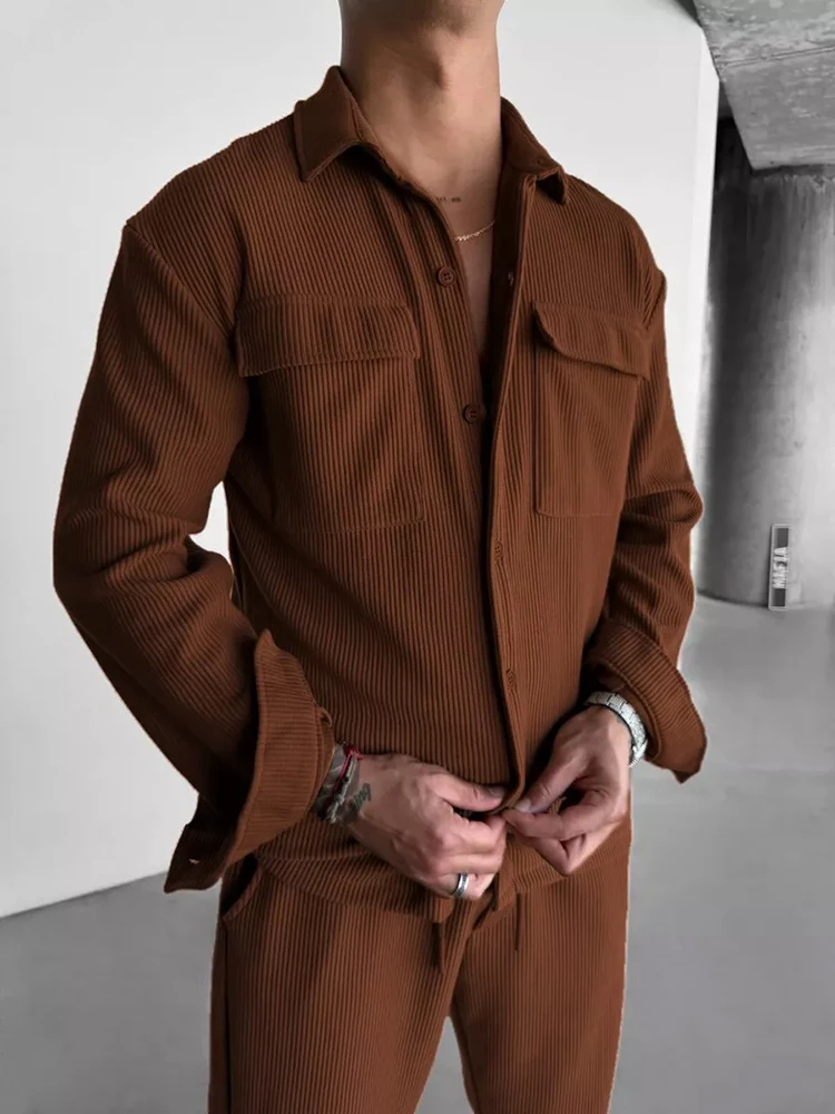 2025 Spring Casual Mens Two Pi - đánh giá và giá Corduroy Jacket Men