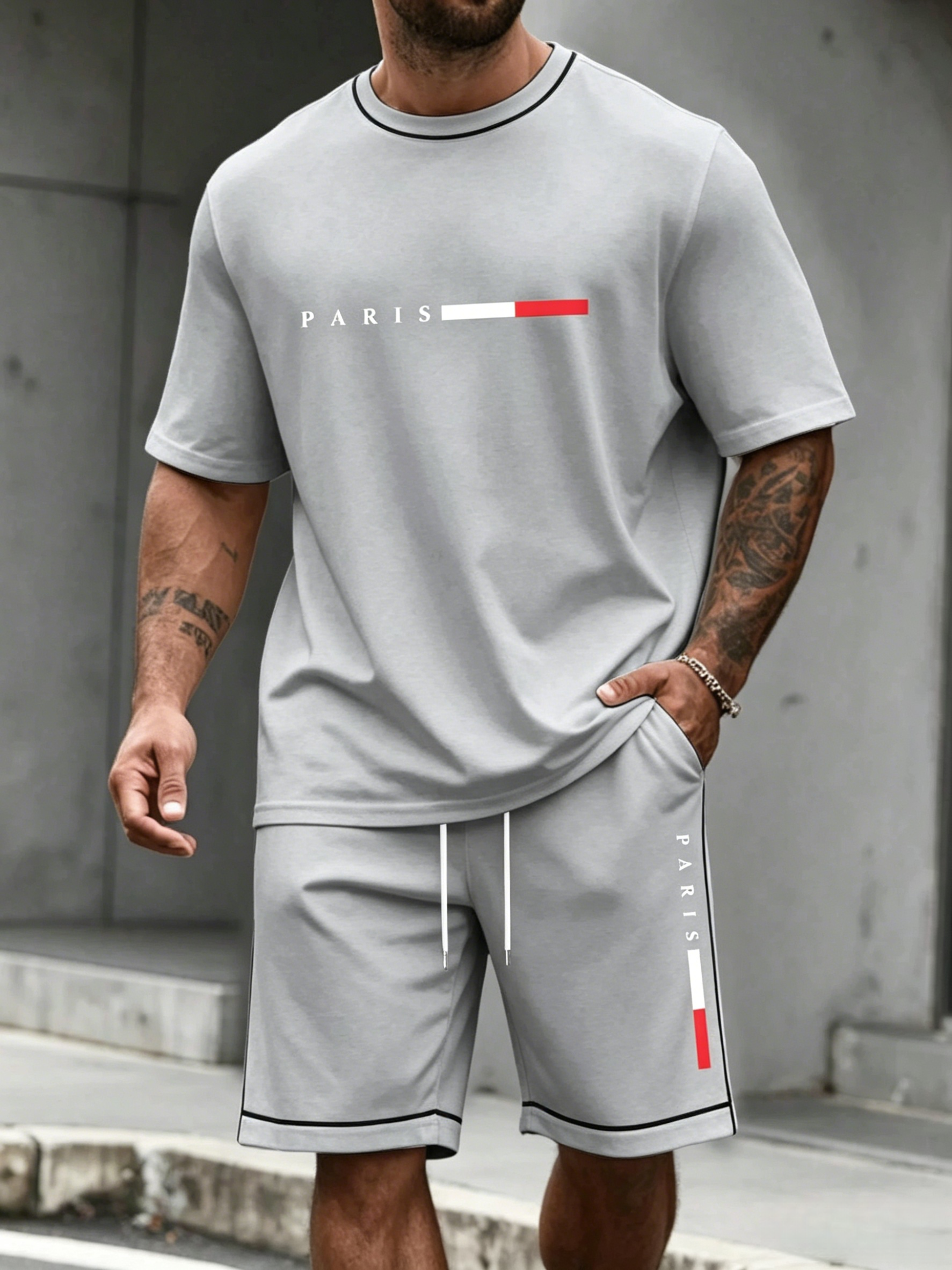 Men's Tracksuit 2 Piece ​O-nec - đánh giá và giá Men'S Fashion Undershirt