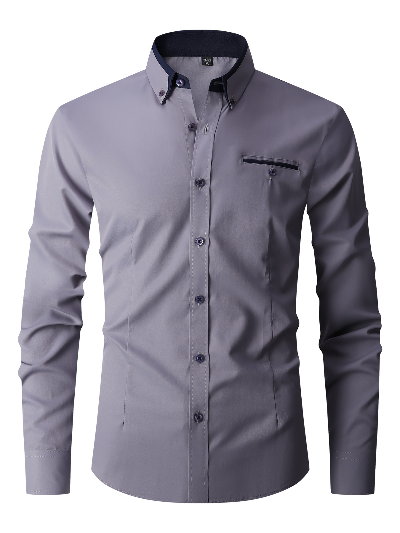 Men Formal Shirt Long Sleeve O - đánh giá và giá Men'S Fashion Color