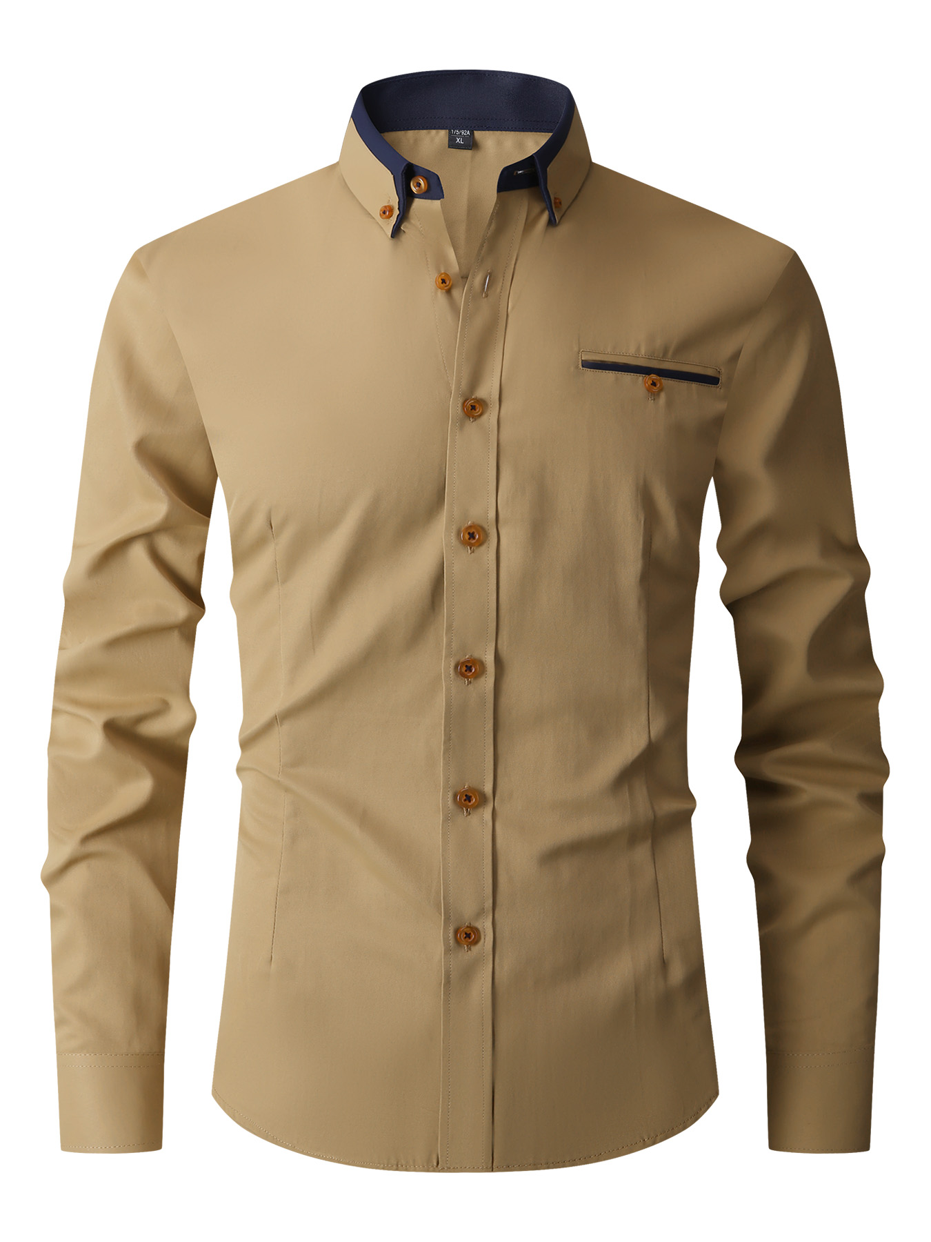 Men Formal Shirt Long Sleeve O - đánh giá và giá Men'S Fashion Color