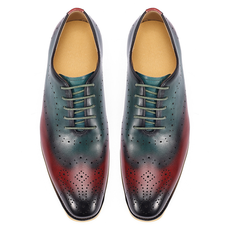 Luxury Men's Dress Shoes Genui - đánh giá và giá Oxford Shoes Brogue