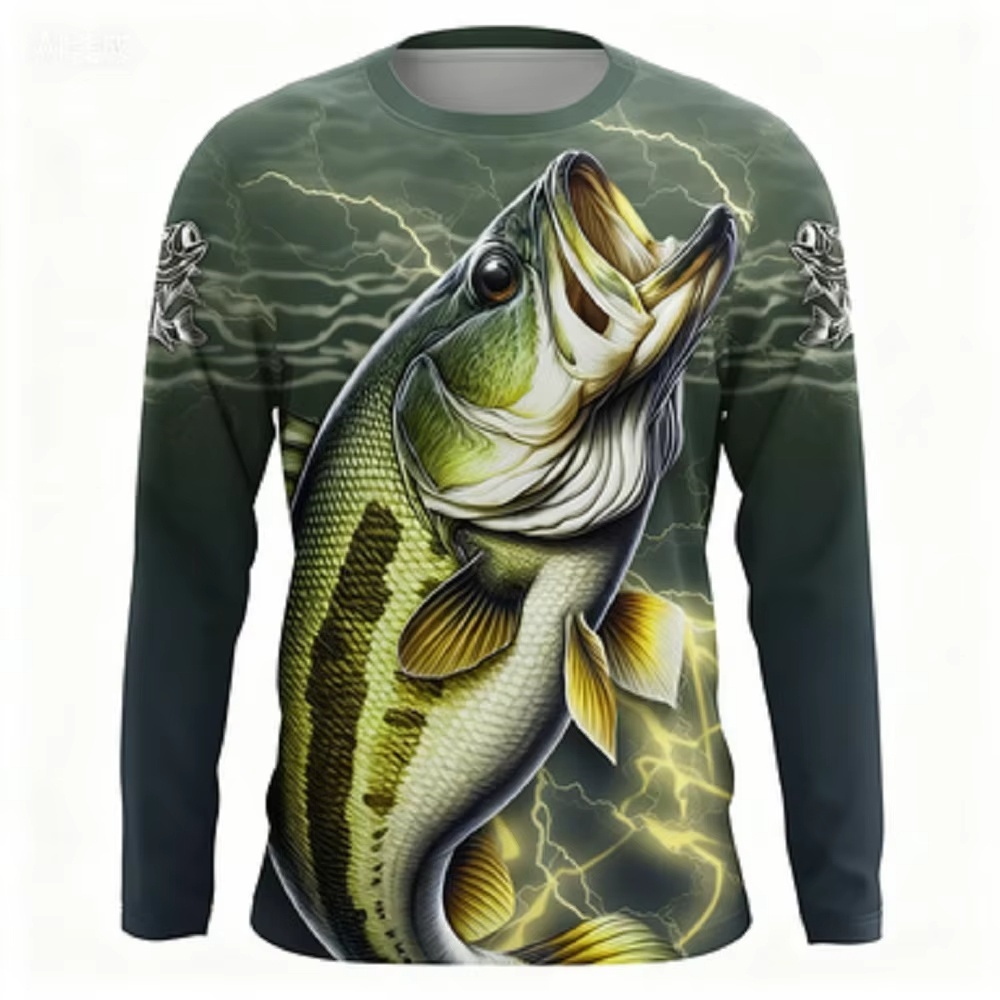 Fashionable Bass Pattern Crew  - đánh giá và giá Quality Men'S Fashion