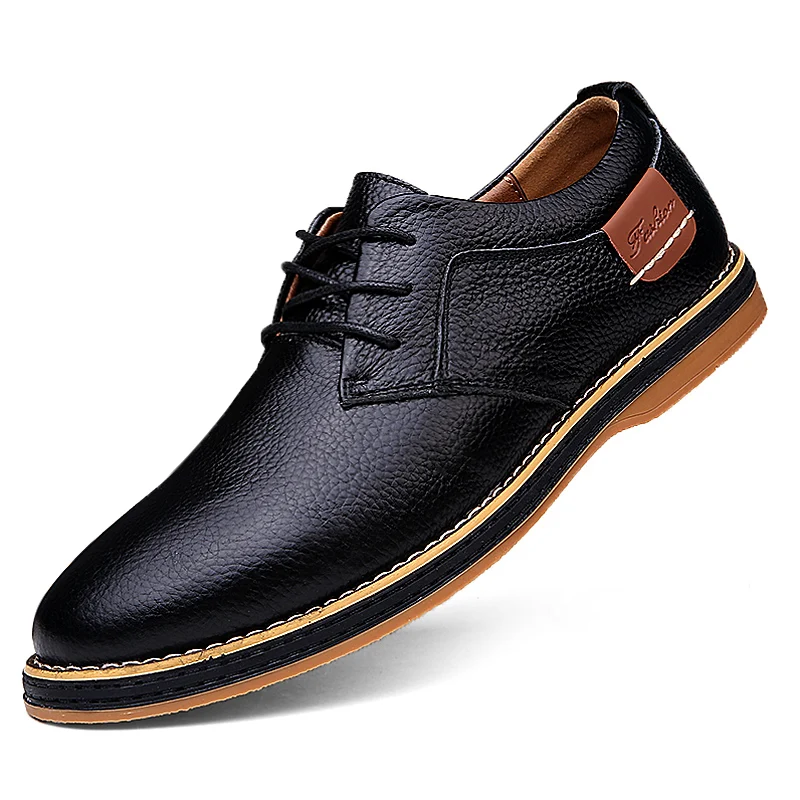 Genuine Leather Men Dress Shoe - đánh giá và giá Oxford Shoes Brogue