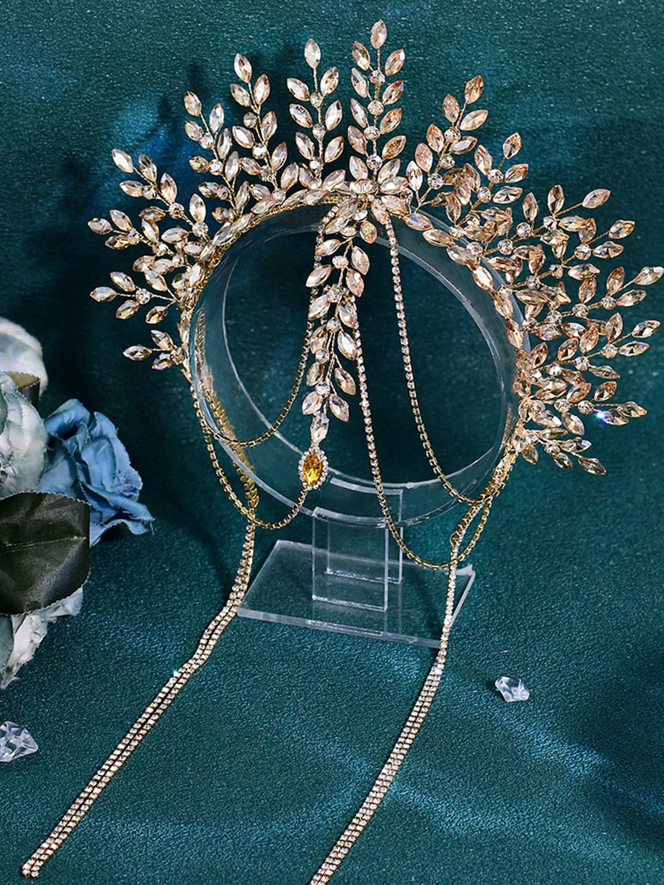 1pc Luxurious Bridal Crown Hea - đánh giá và giá Men'S Fashion Accessories