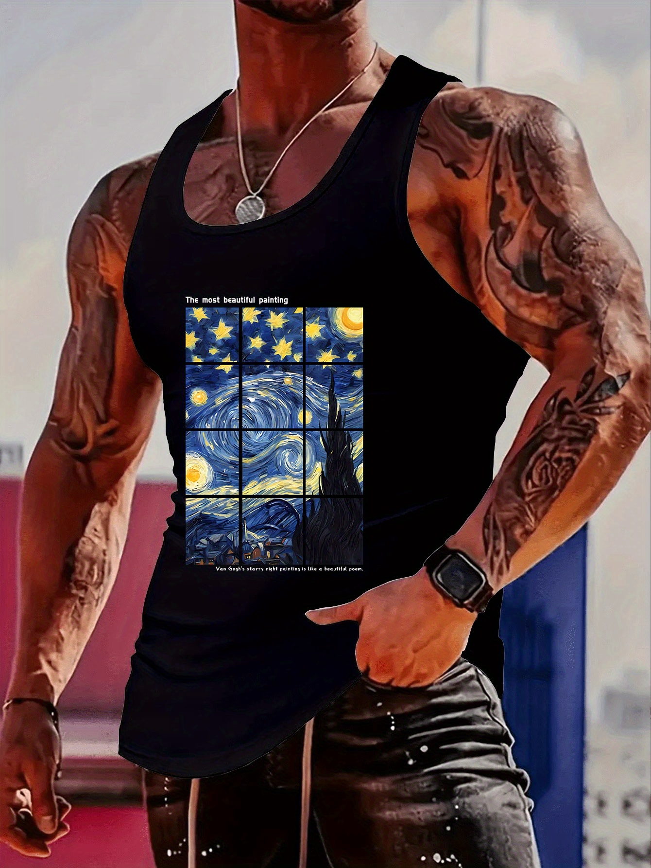 Fashionable trend muscular man - đánh giá và giá Men'S Fashion Color