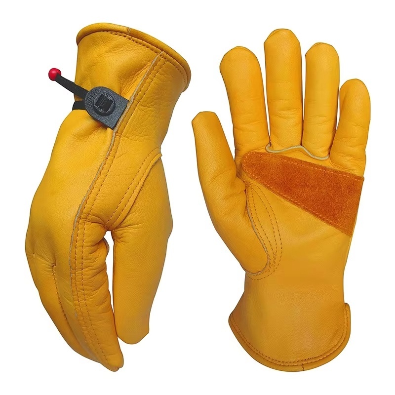 1 Pair Cowhide Heavy Duty Secu - đánh giá và giá Driving Gloves Leather