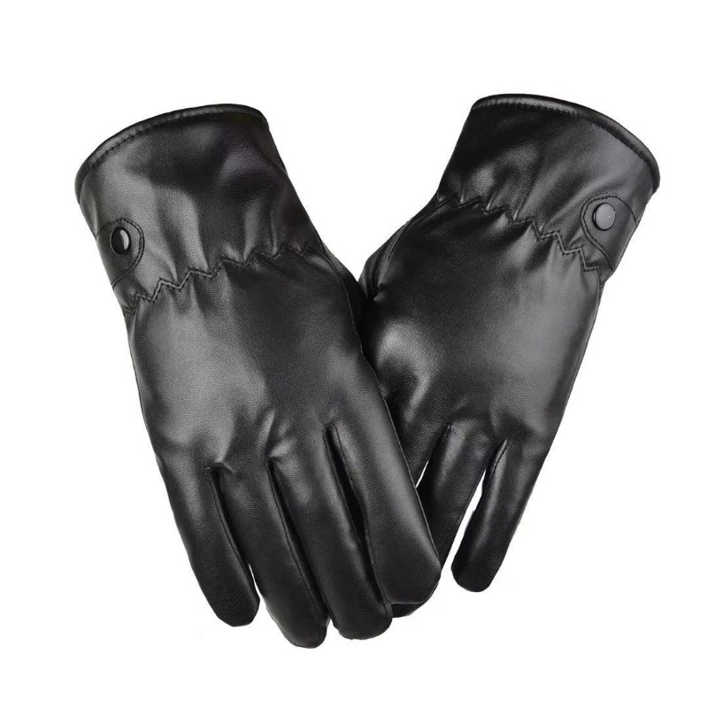Winter Fashion Black PU Leathe - đánh giá và giá Driving Gloves Leather