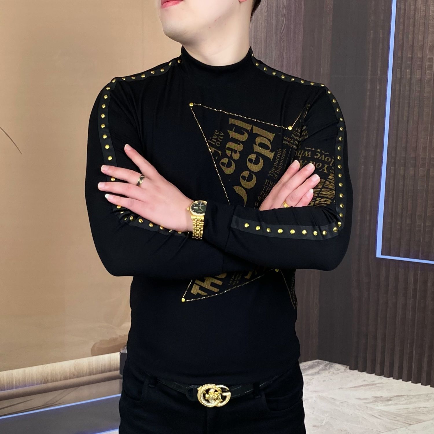 New long-sleeved tops for fash - đánh giá và giá Quality Men'S Fashion