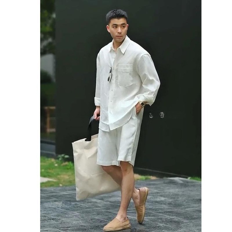 Summer Casual Set Lyocell Line - đánh giá và giá Mens Fashion Casual 2026