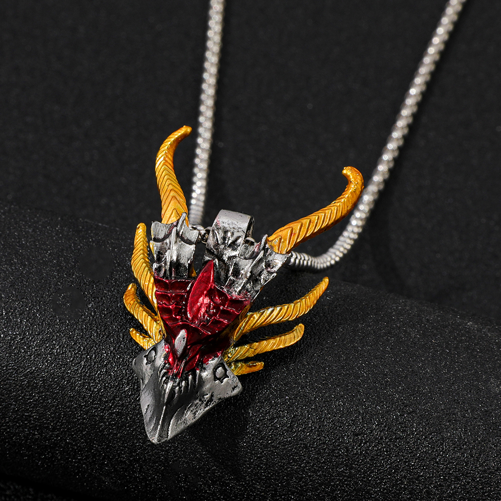 Retro Hip-Hop Evil Dragon Head - đánh giá và giá Men'S Fashion Accessories
