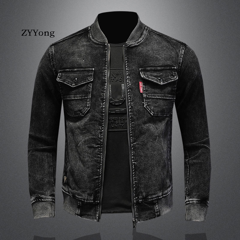 Stand Collar Bomber Pilot Blac - đánh giá và giá Corduroy Jacket Men