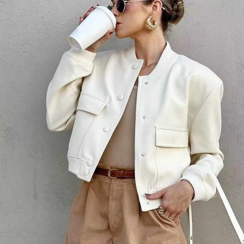 HXAO Women's Bomber Jacket Cro - đánh giá và giá Varsity Jacket Letterman