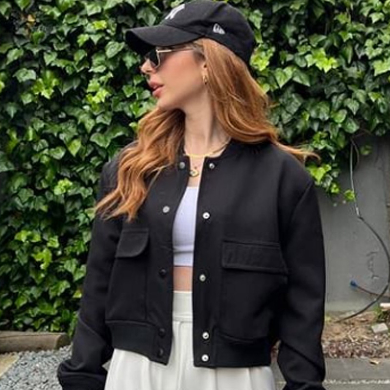 HXAO Women's Bomber Jacket Cro - đánh giá và giá Varsity Jacket Letterman