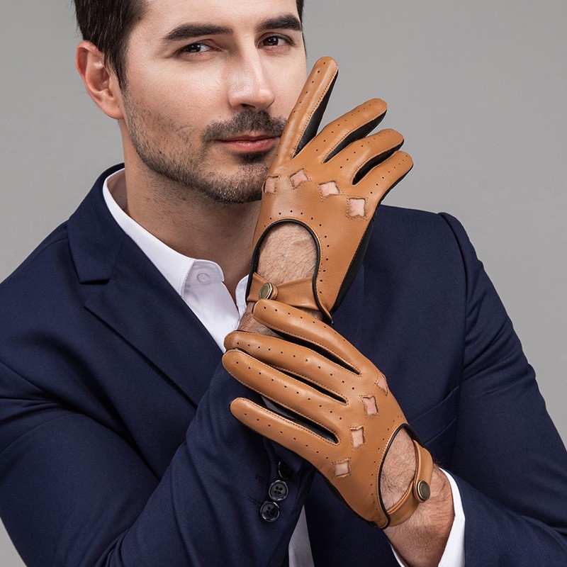 Men Leather Gloves Motorcycle  - đánh giá và giá Driving Gloves Leather