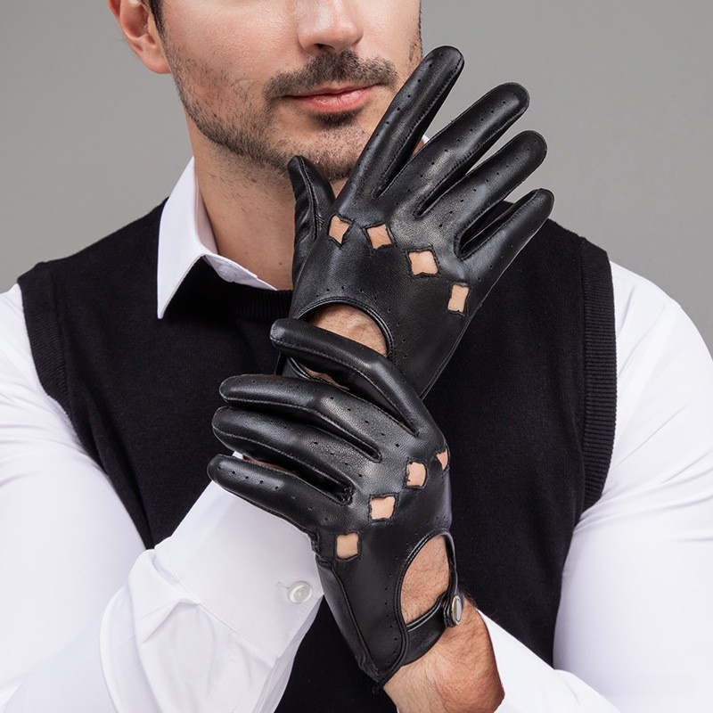 Men Leather Gloves Motorcycle  - đánh giá và giá Driving Gloves Leather
