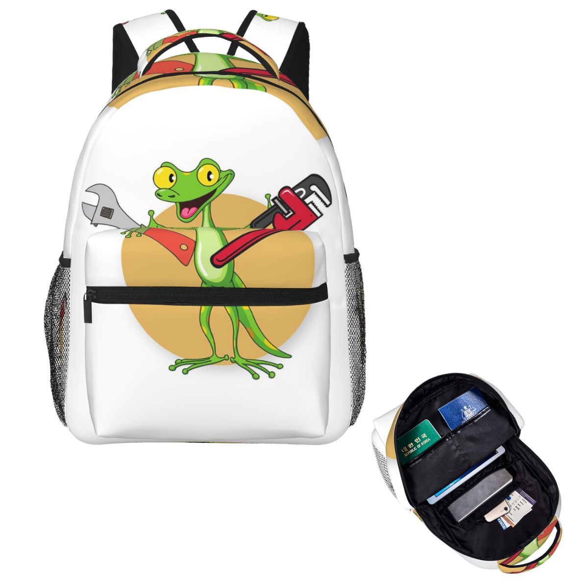 Garage Geckos Student Backpack - đánh giá và giá Men'S Fashion Garage