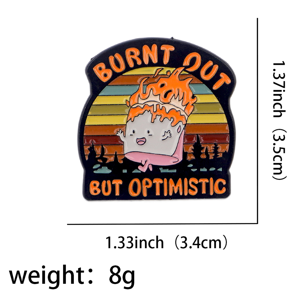 Fire Badges Enamel Pin Brooche - đánh giá và giá Men'S Fashion Accessories