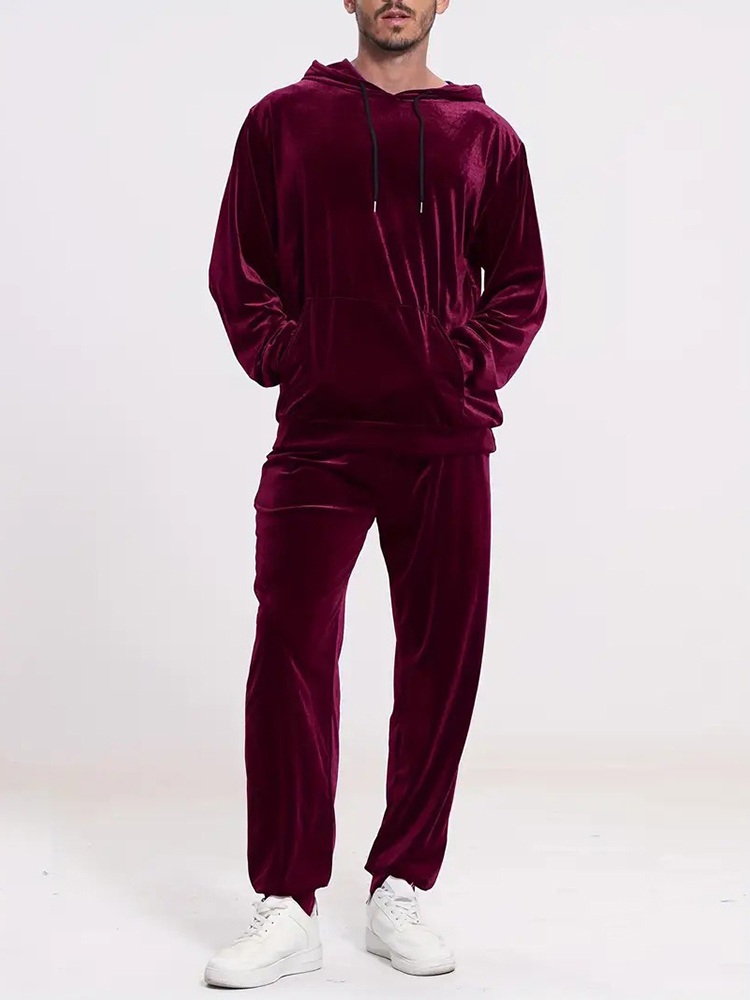 Fashion Solid Color Velvet Two - đánh giá và giá Men'S Fashion Color