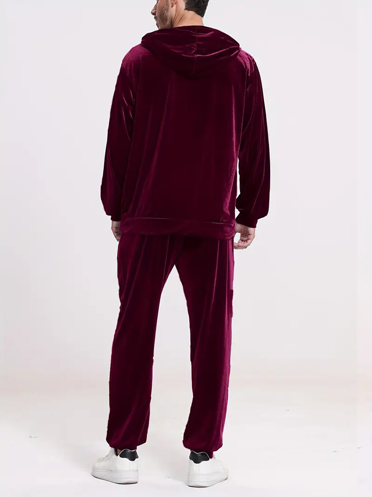 Fashion Solid Color Velvet Two - đánh giá và giá Men'S Fashion Color