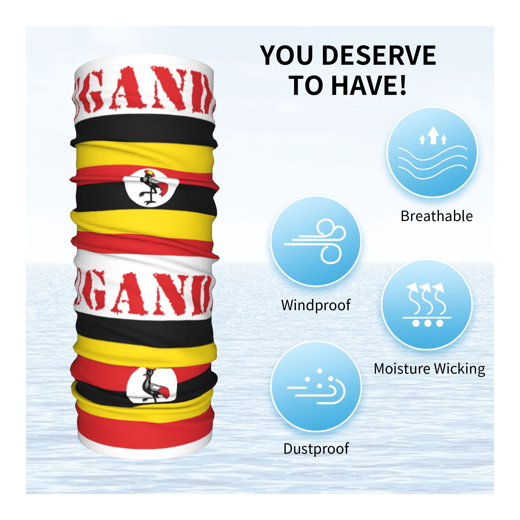 Uganda Flag Winter Headband Ne - đánh giá và giá Men Fashion Uganda