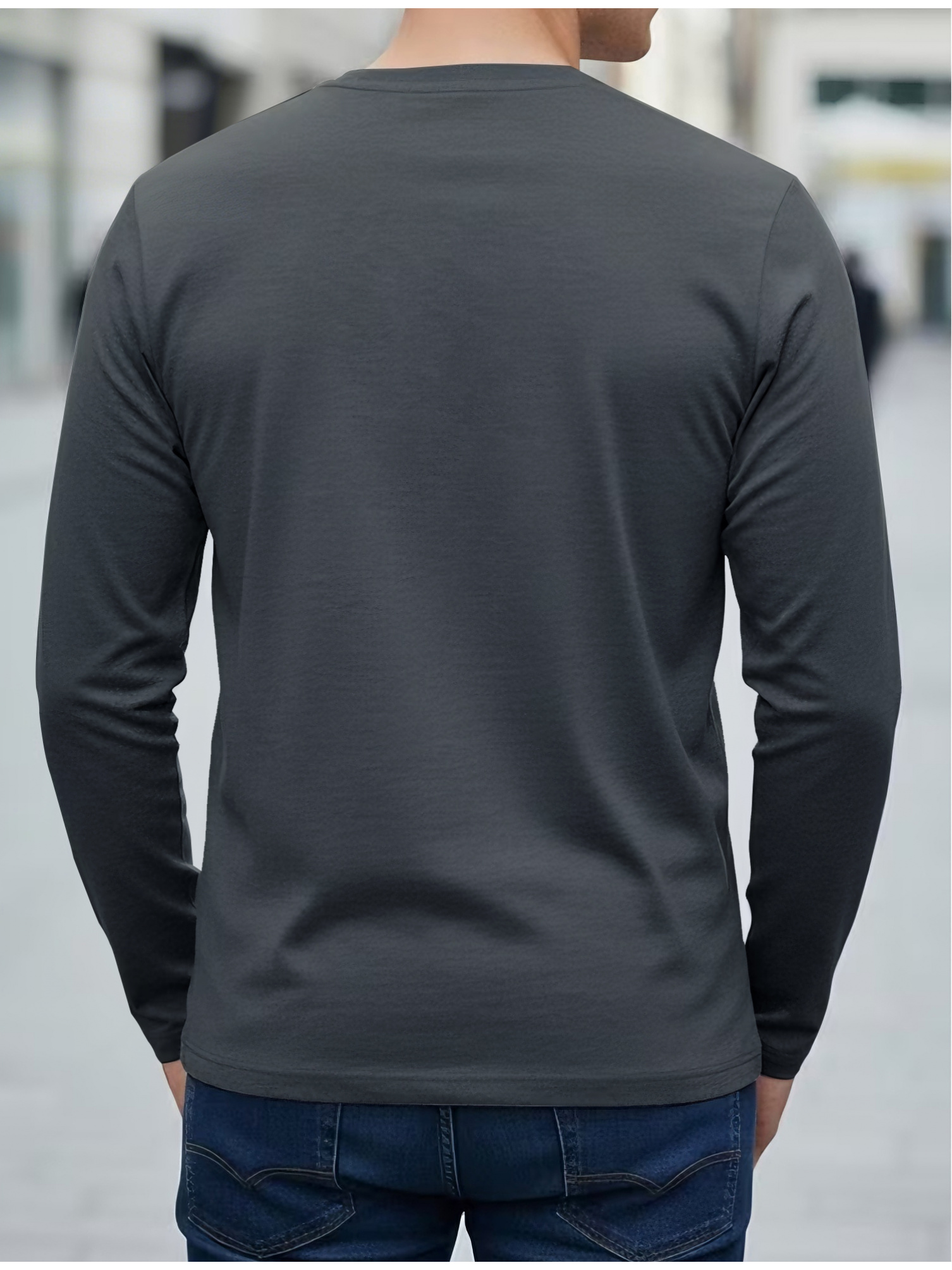 100% pure cotton men's long sl - đánh giá và giá Men'S Fashion Undershirt