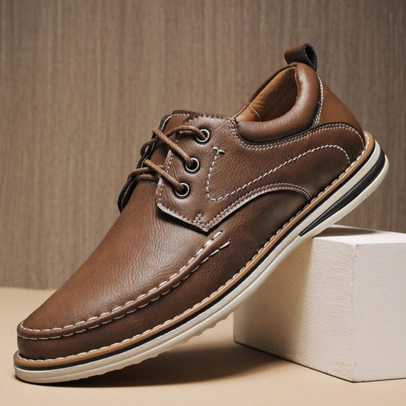 Genuine Leather Men Dress Shoe - đánh giá và giá Oxford Shoes Brogue