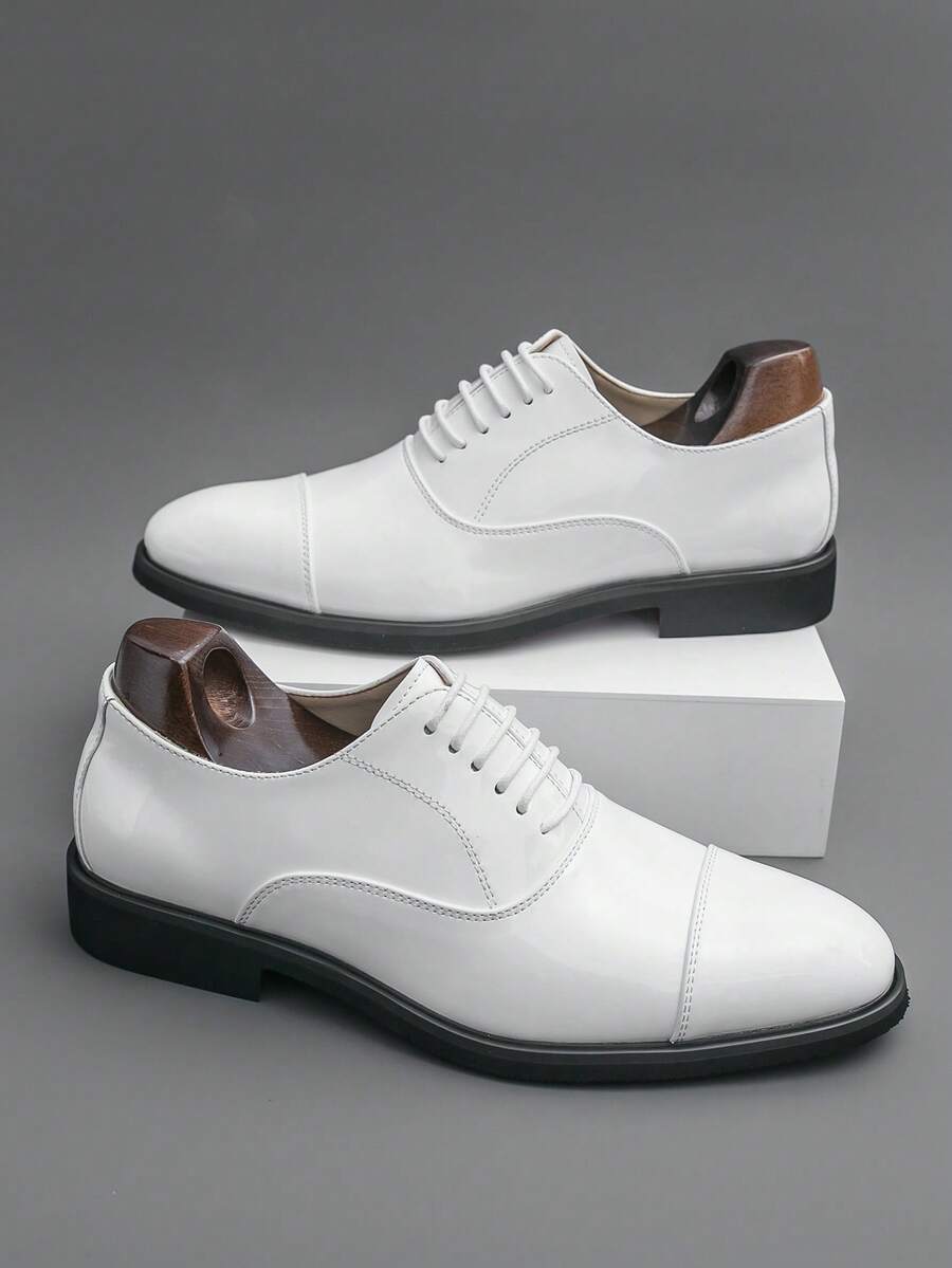 2026 New Men's White Red Sole  - đánh giá và giá Oxford Shoes Brogue
