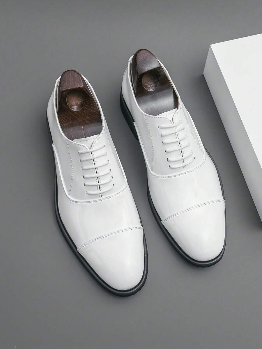 2026 New Men's White Red Sole  - đánh giá và giá Oxford Shoes Brogue