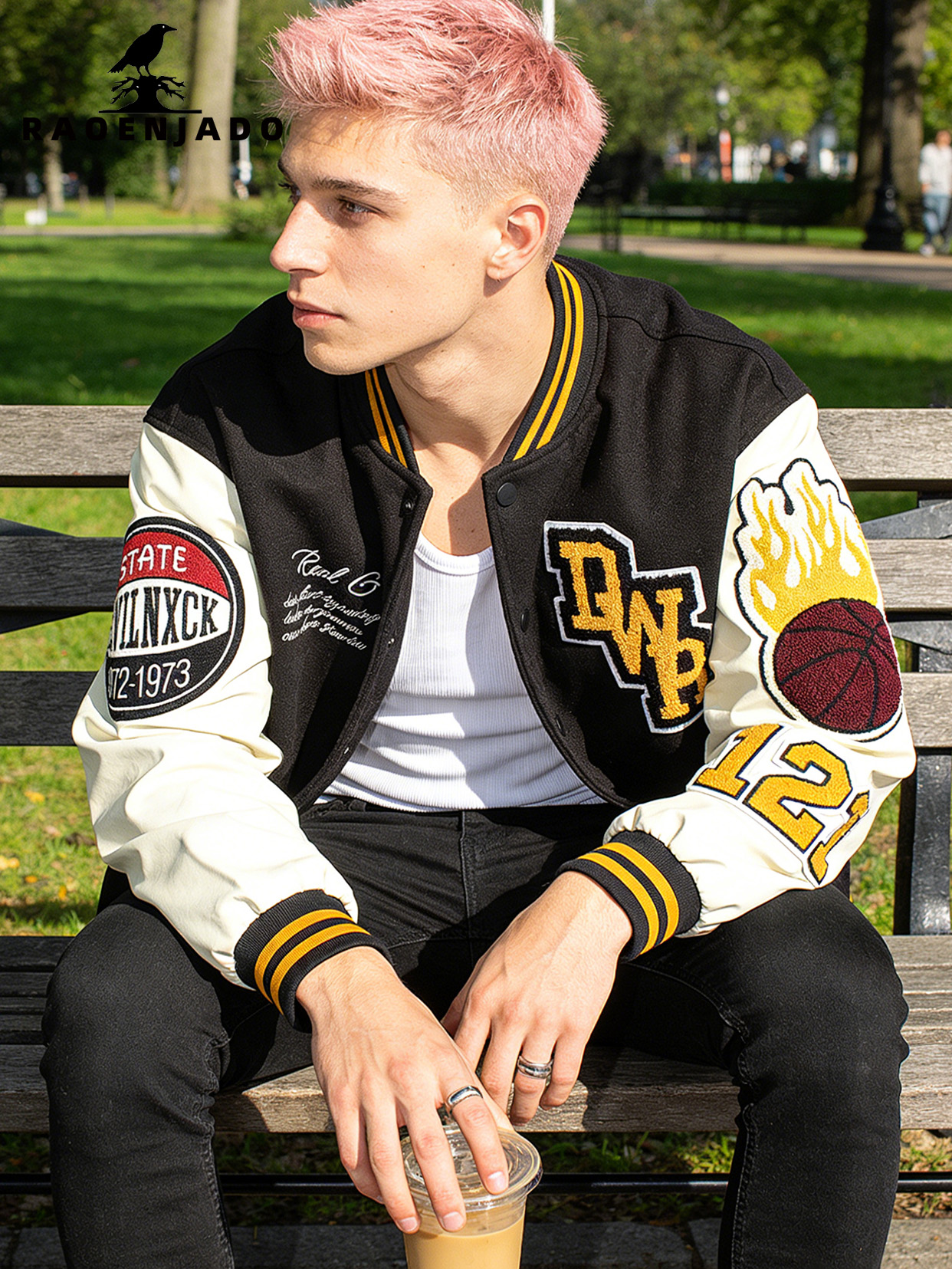 Men's Bomber Jacket Faux Leath - đánh giá và giá Varsity Jacket Letterman