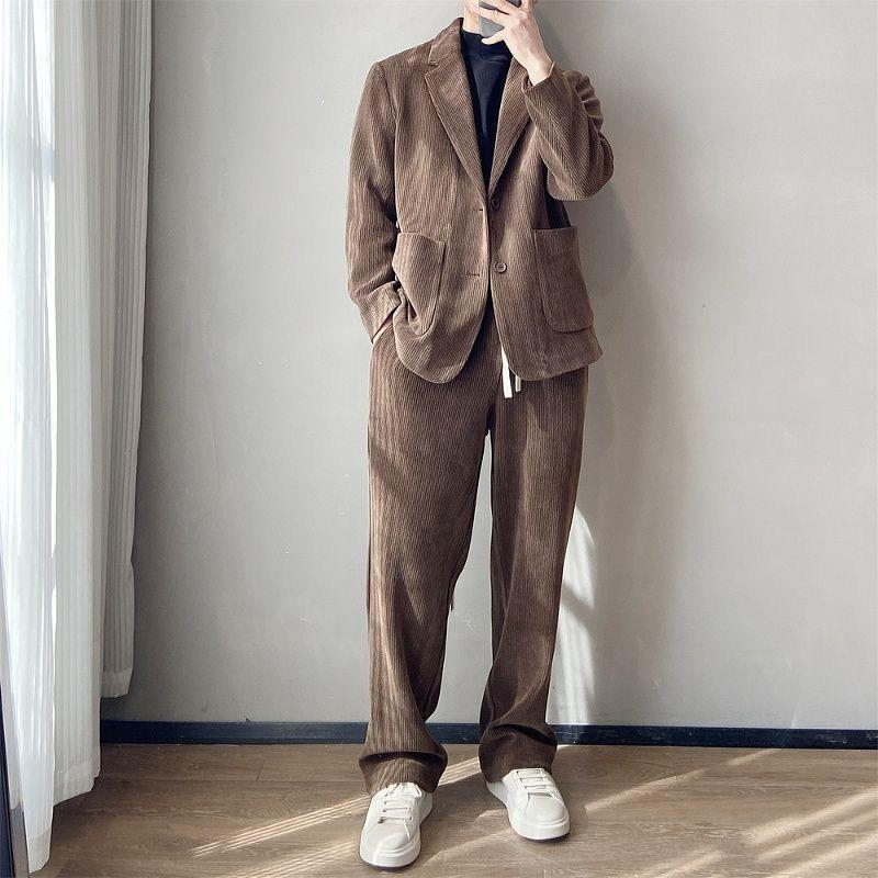 Premium Corduroy Suit Maillard - đánh giá và giá Corduroy Jacket Men