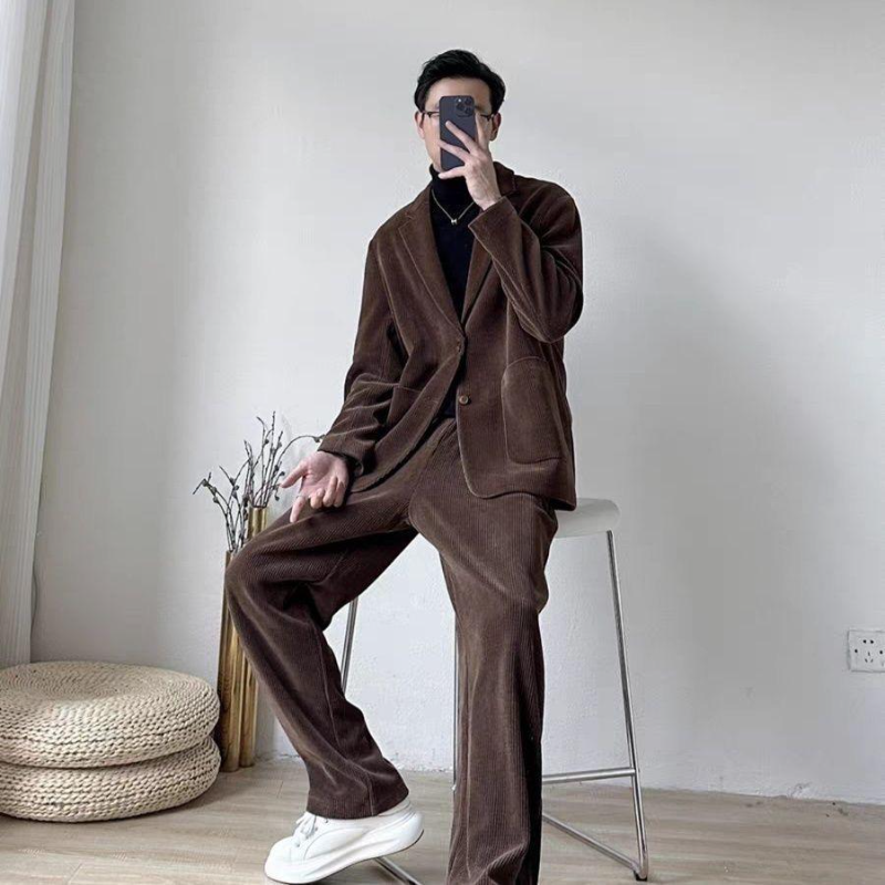 Premium Corduroy Suit Maillard - đánh giá và giá Corduroy Jacket Men