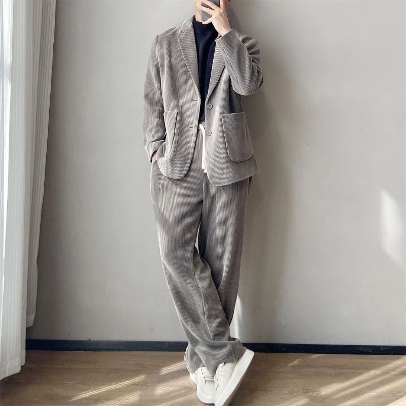 Premium Corduroy Suit Maillard - đánh giá và giá Corduroy Jacket Men